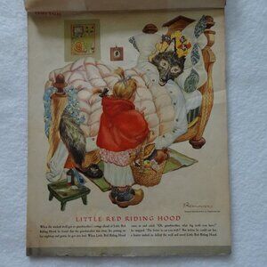12 Fairy Tale Scenes Morrell 1948 Calendar Feodor Rojankovsky Set of Prints